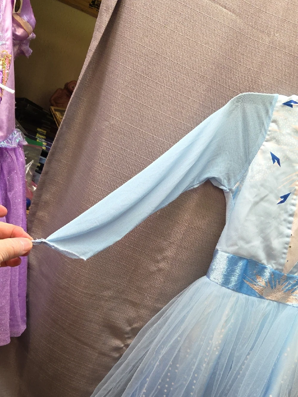 Girl’s Frozen’s Elsa‎ Ice Queen Costume Dress Princess Sz 140 CM, US 10